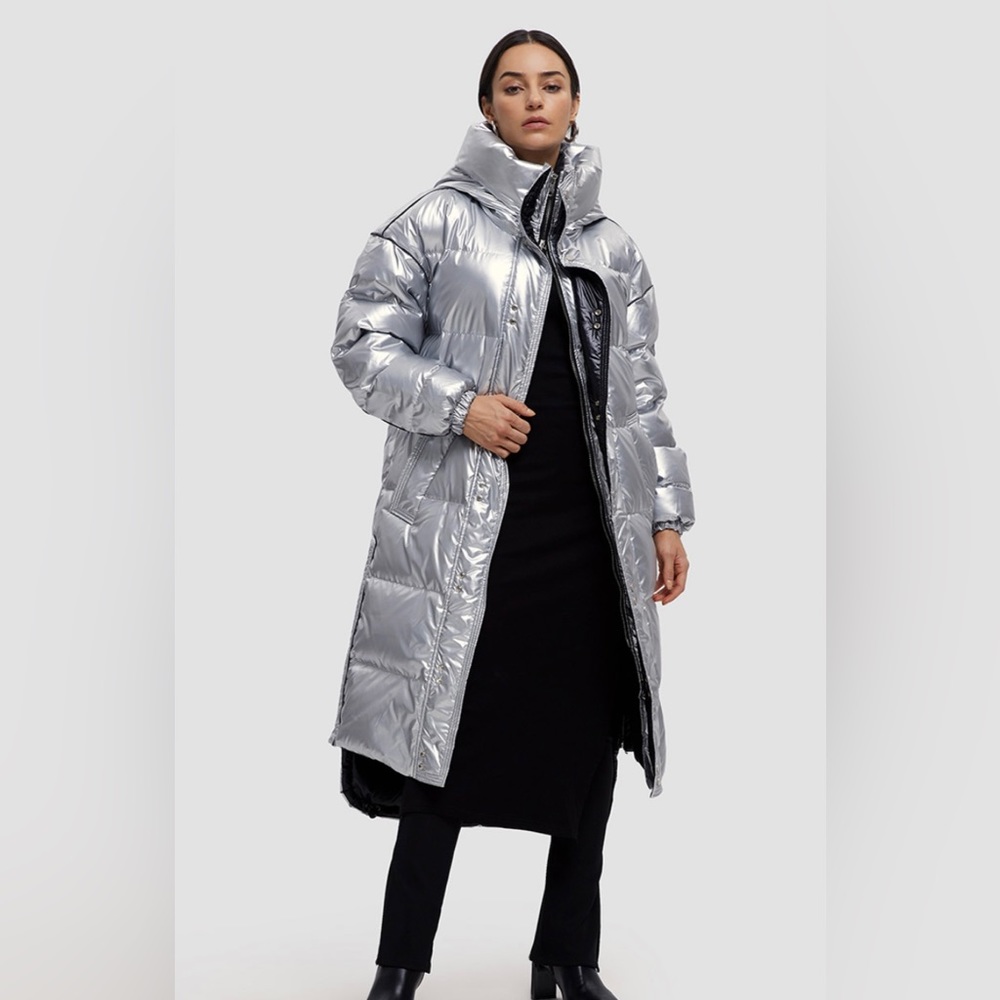 Lattelier Maxi Shiny Puffer Jacket